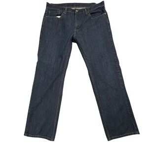 Levi Strauss 559 Dark Wash Relaxed Fit‎ Jeans Men's Measured Size W38in.xL31in.
